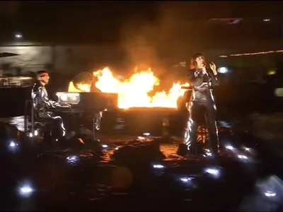 De piano vloog in brand tijdens de Olympische Spelen in Parijs